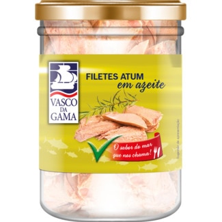 Filetes de Atum em Azeite frasco 200 g - Vasco Da Gama