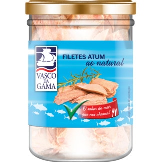 Filetes de Atum ao Natural frasco 200 g - Vasco Da Gama