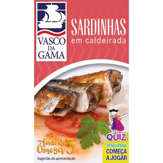 Sardinhas em Caldeirada lata 120 g - Vasco Da Gama