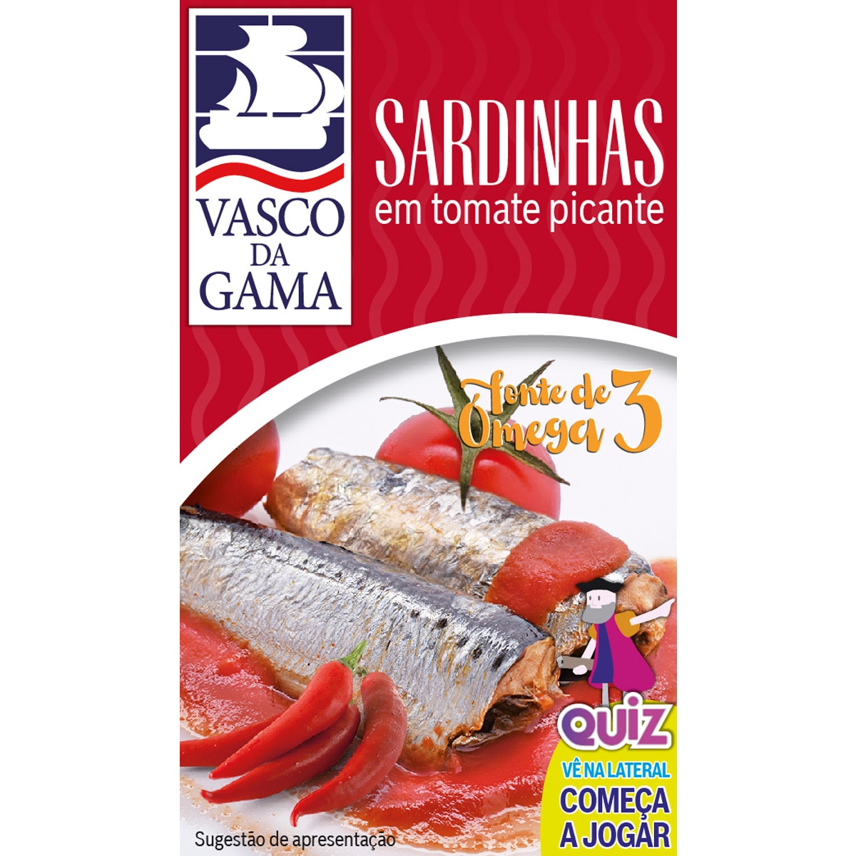 Sardinhas Portuguesas em Tomate Picante lata 120 g