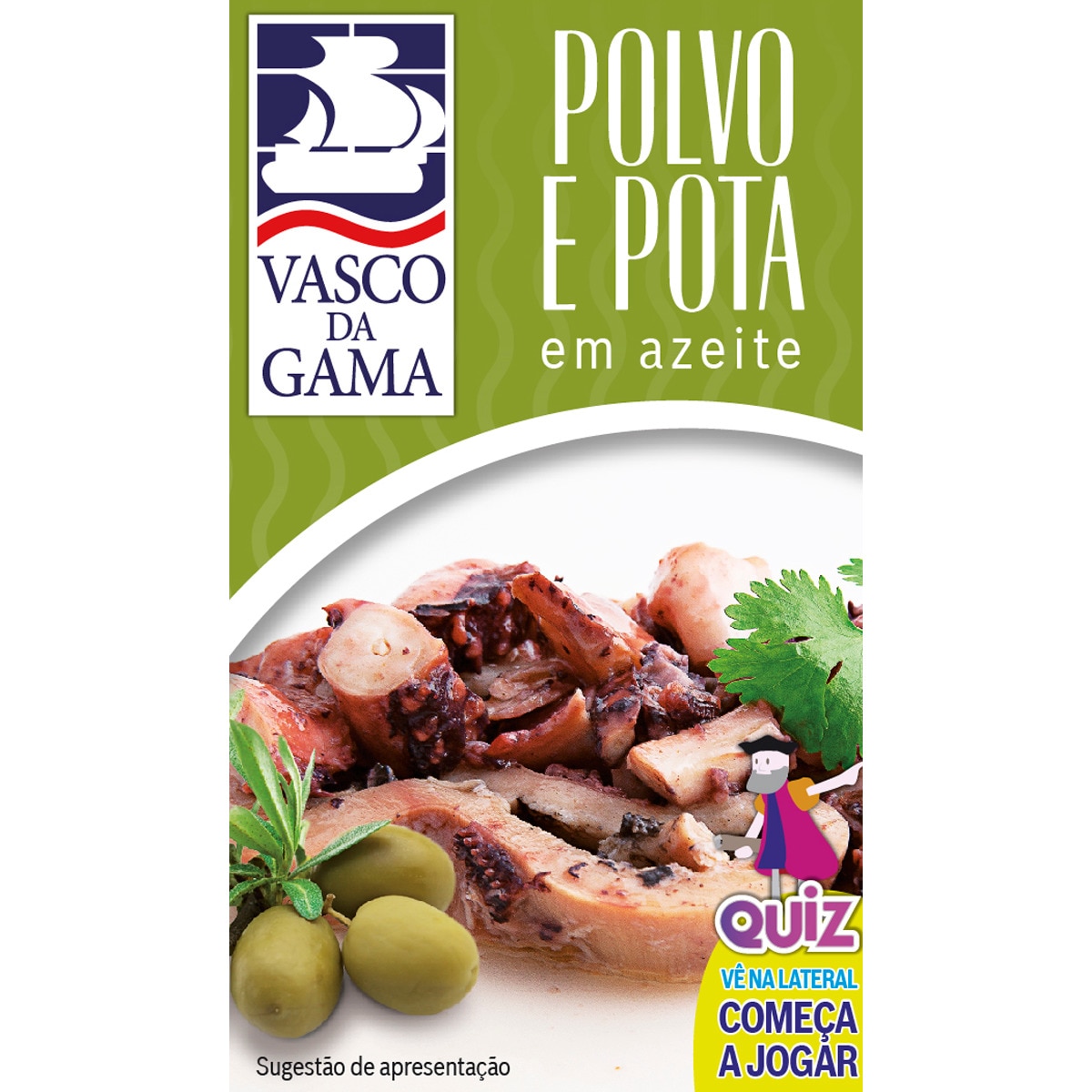 Polvo e Pota em Azeite lata 120 g