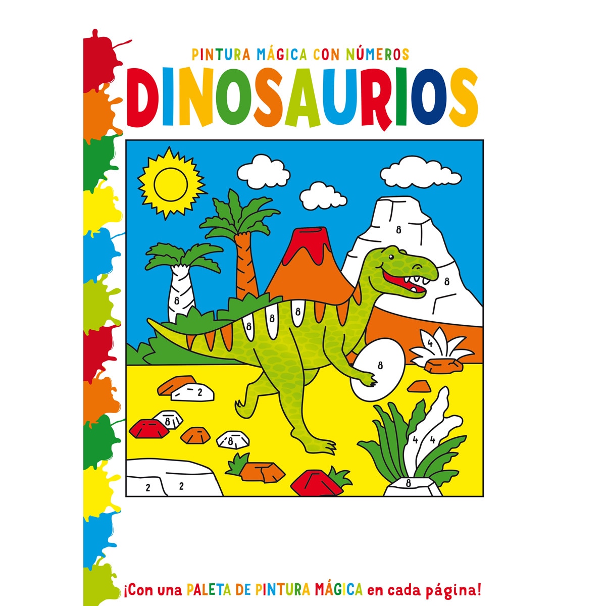 PINTURA MÁGICA CON NÚMEROS: DINOSAURIOS (Capa mole) 1