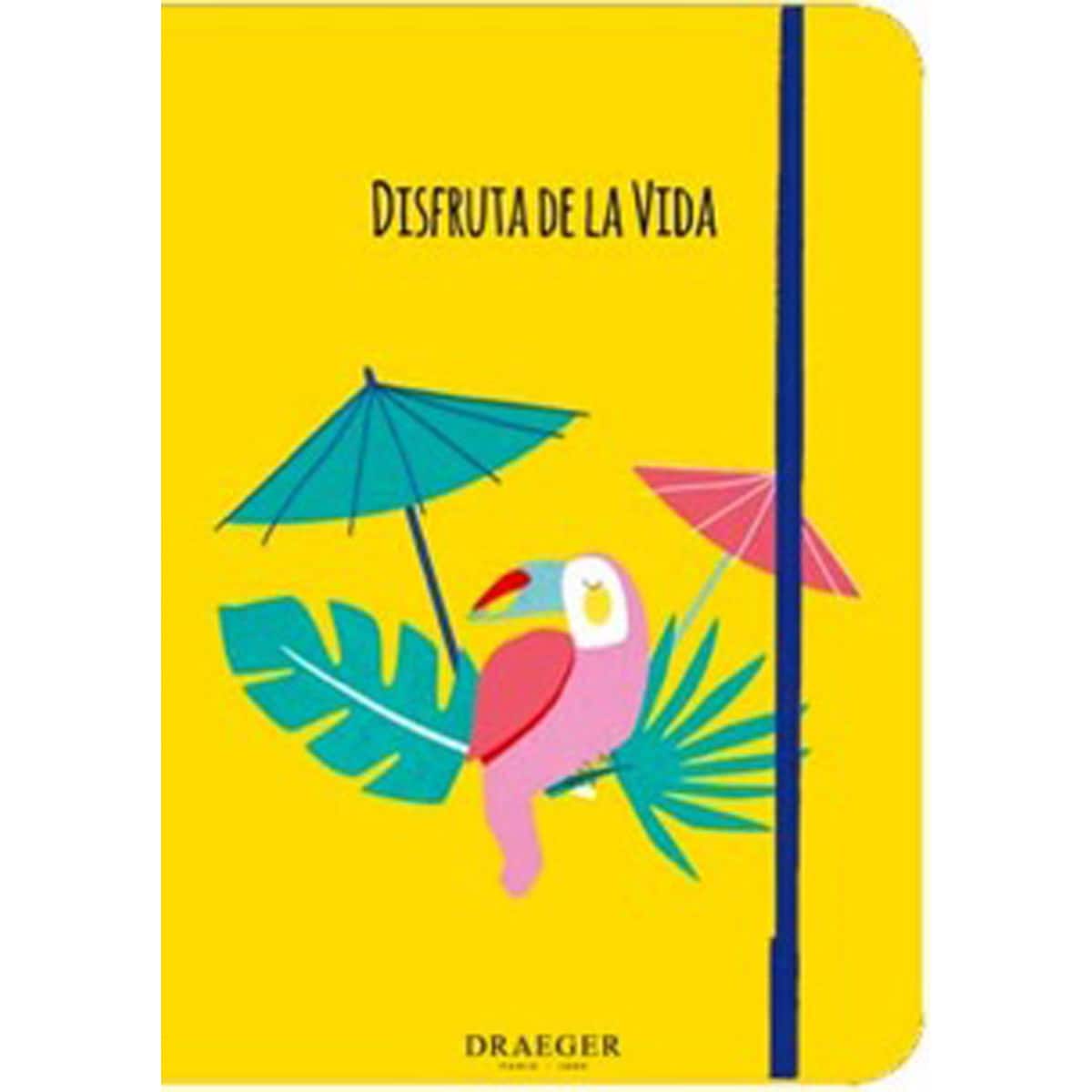 Libreta A5 Imagen Tucán Draeger Amarillo Amarillo-1
