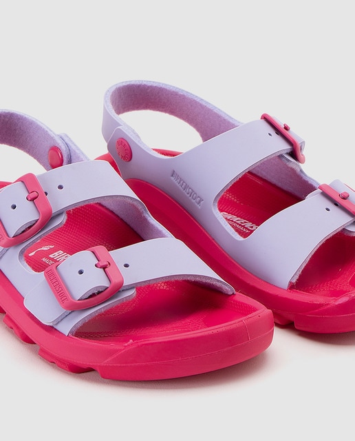 Sandalias de niña Birkenstock en rosa con doble hebilla · Birkenstock · El Corte  Inglés