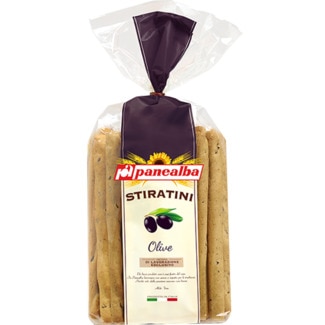 Gressinos Stiratini com Azeitona embalagem 250 g - Panealba