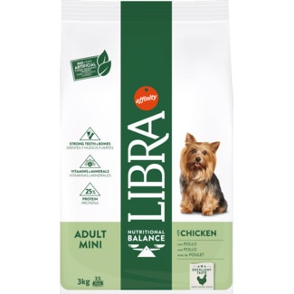 Ração para Cão Adult Mini com Frango embalagem 3 kg - Libra