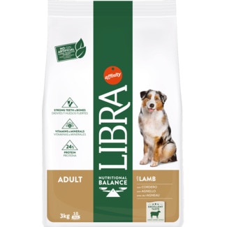 Ração para Cão Adult com Borrego embalagem 3 kg - Libra
