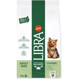 Ração para Cão Mini Adulto com Galinha embalagem 8 kg - Libra