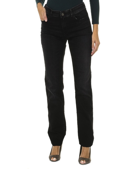 Imagen 0 de Pantalón slim fit color negro