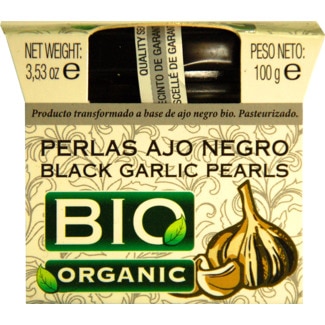 Pérolas de Alho Preto Biológico frasco 100 g - Cataliment