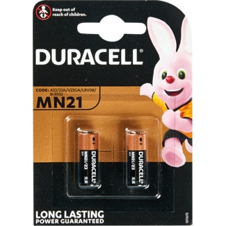 Pilhas para Comando MN 21 12 V embalagem 2 unidades - Duracell