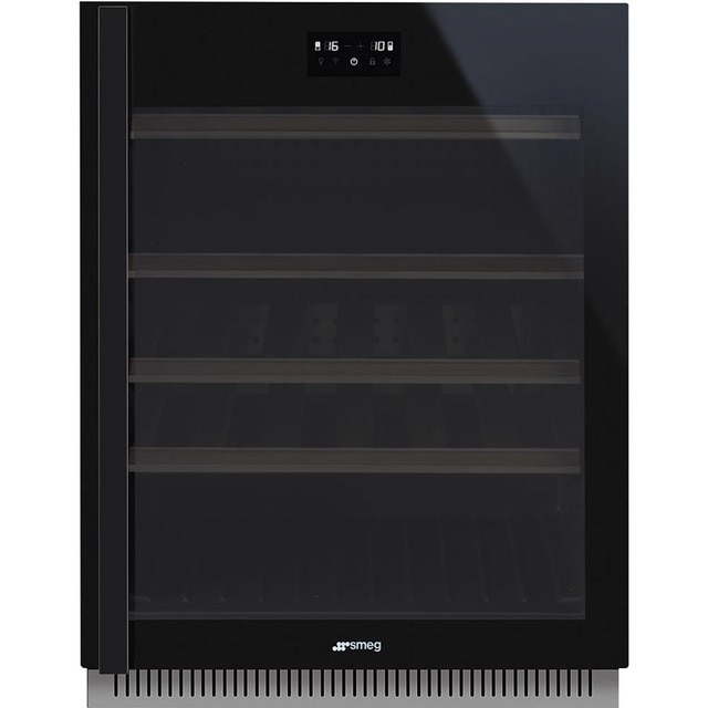 Imagem 0 de Garrafeira Encastrável Smeg Dolce Stil Novo CVI638RWN3 com Capacidade para 38 Garrafas Standard - Preto