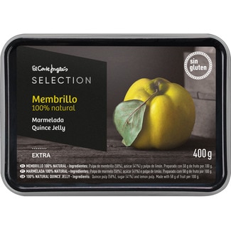 membrillo 100% natural extra sin gluten envase 400 g - El Corte Ingles Selection