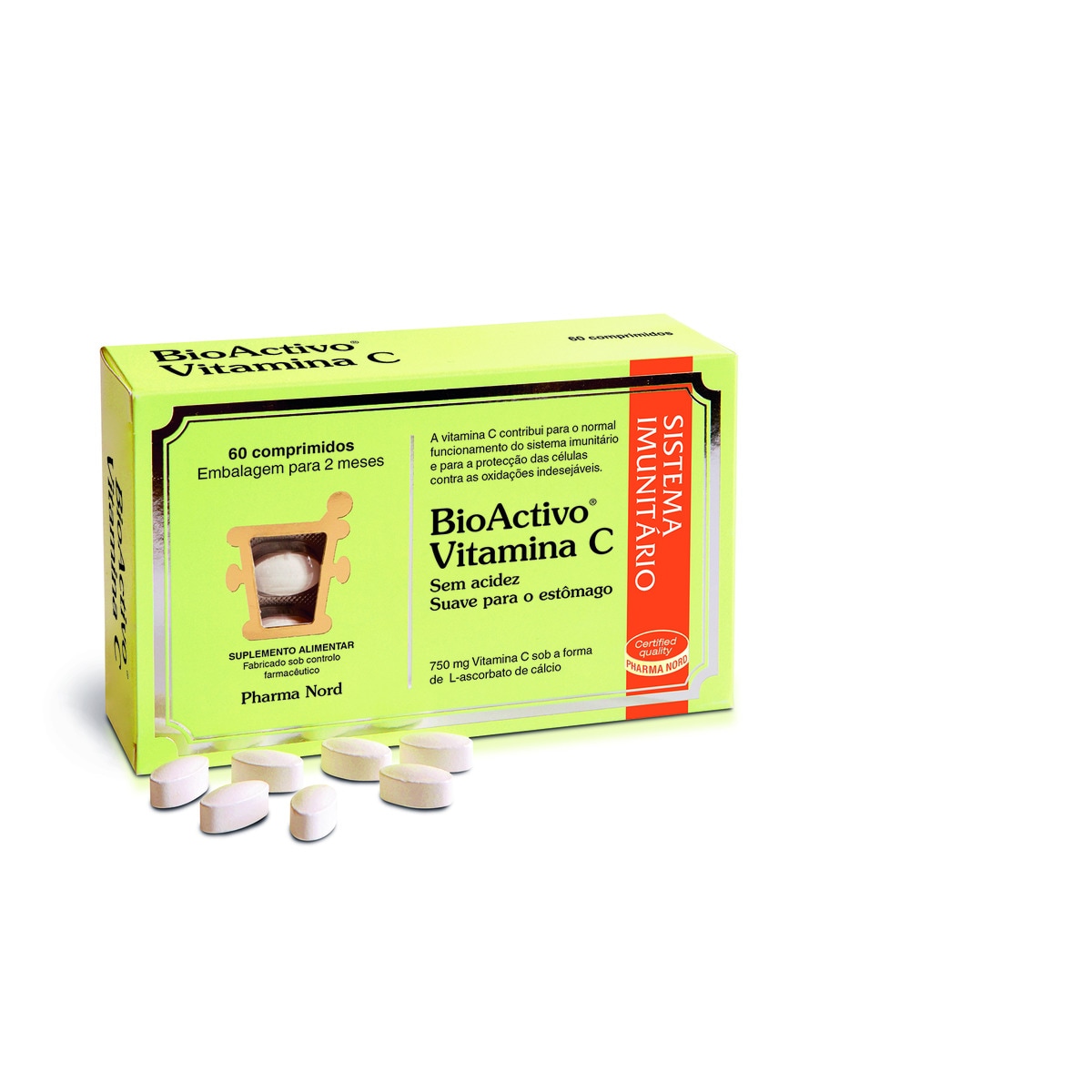 Imagem 0 de Suplemento Alimentar BioActivo Vitamina C - 60 comp.