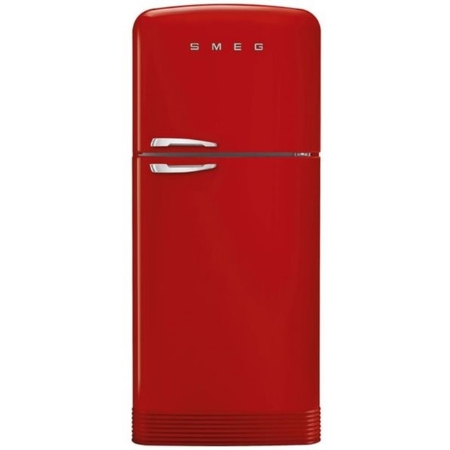 Imagem 0 de Frigorífico de 2 Portas Smeg Anni 50 FAB50RRD5 Total No Frost com Dobradiças à Direita e de 192,1 cm - Vermelho Polido