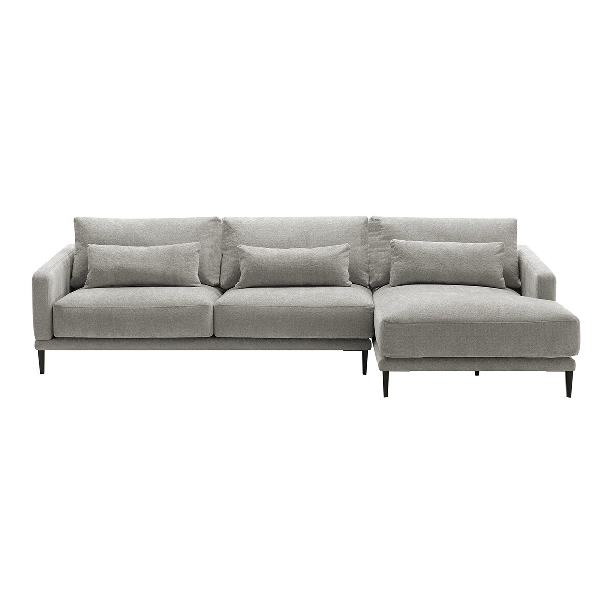 Imagen 0 de Sofá de 5 plazas con chaiselongue derecha Harvey El Corte Inglés Gris claro