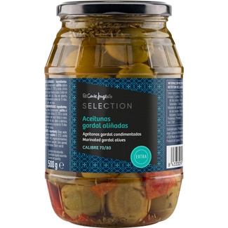aceitunas gordal aliñadas frasco 500 g neto escurrido - El Corte Ingles Selection