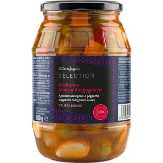 aceitunas manzanilla gazpacha frasco 500 g - El Corte Ingles Selection
