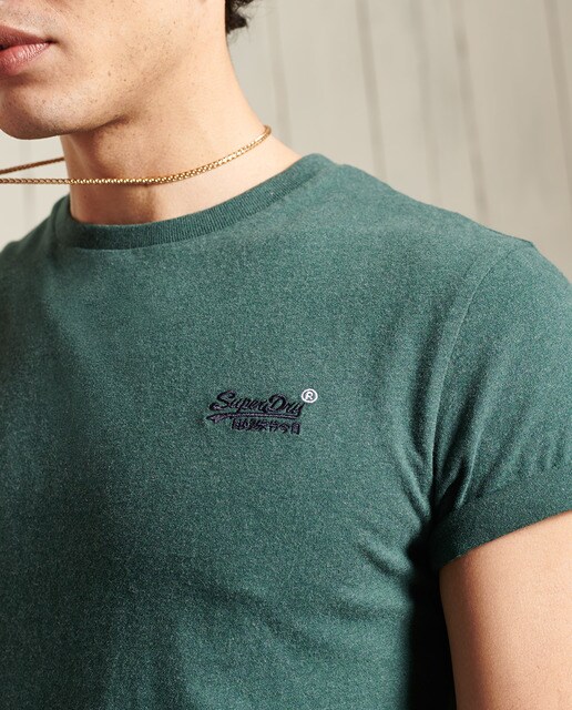 Camiseta de hombre basica verde de manga corta · Superdry · El Corte Inglés