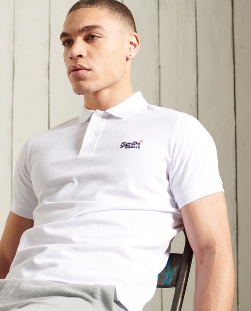 Superdry Polo Manga Corta Classic Pique Algodón Orgánico Azul| Dressinn