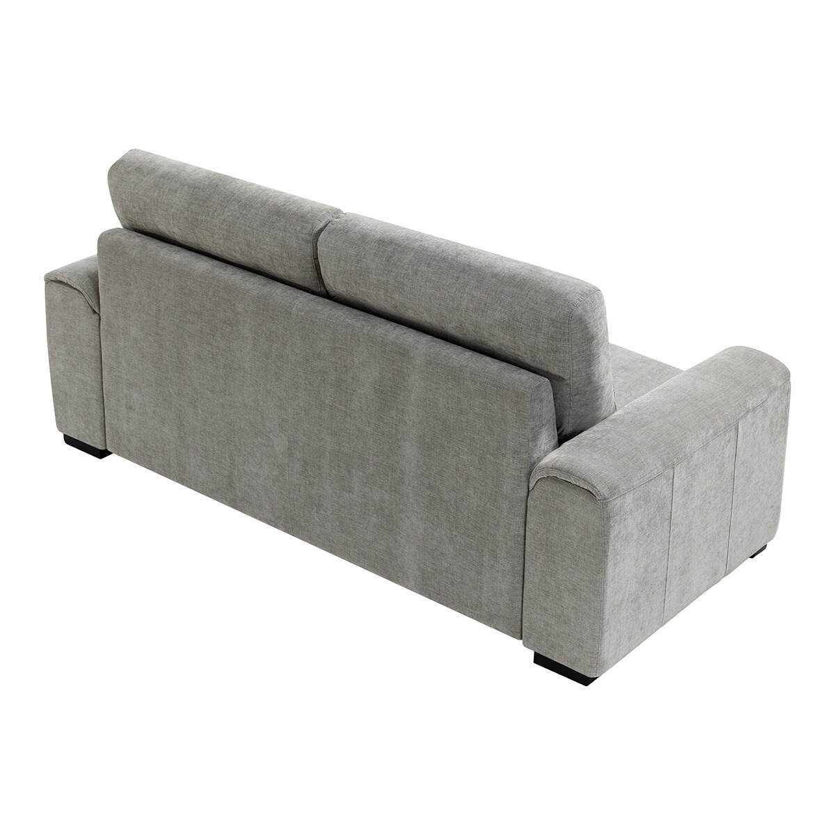 Sofá Estofado de 3 Lugares Ródano Cinzento-claro-4