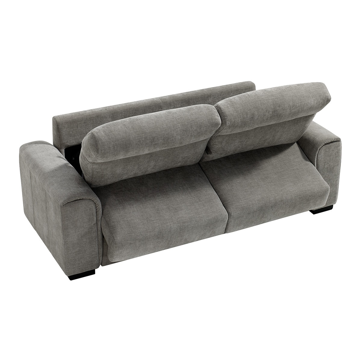 Sofá-Cama de 3 Lugares Ródano Cinzento-claro-5