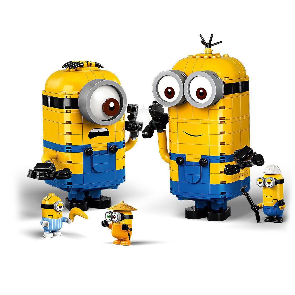 Minions El Origen de Gru, Minions y su Guarida para Construir LEGO
