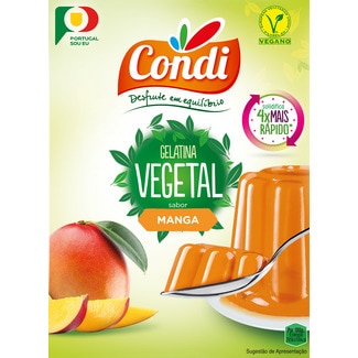 Gelatina Vegetal de Manga Vegan embalagem 180 g - Condi