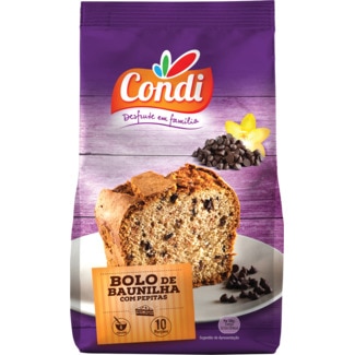 Preparado para Bolo de Baunilha com Pepitas de Chocolate embalagem 400 g - Condi