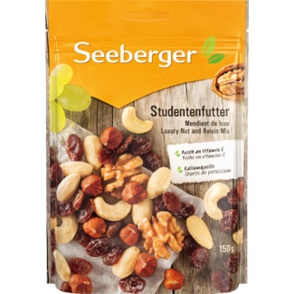 Mix Cocktail Nozes e Passas Luxury embalagem 150 g - Seeberger
