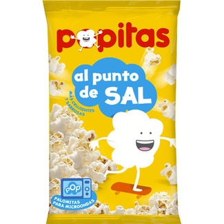 palomitas para microondas con sal envase 100 g - Popitas