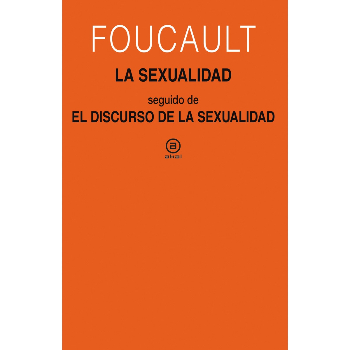 Imagem 0 de La sexualidad: do de El discurso de la sexualidad. Cursos en Clermont-Ferrand (1964) y Vincennes (1969) (Capa mole)