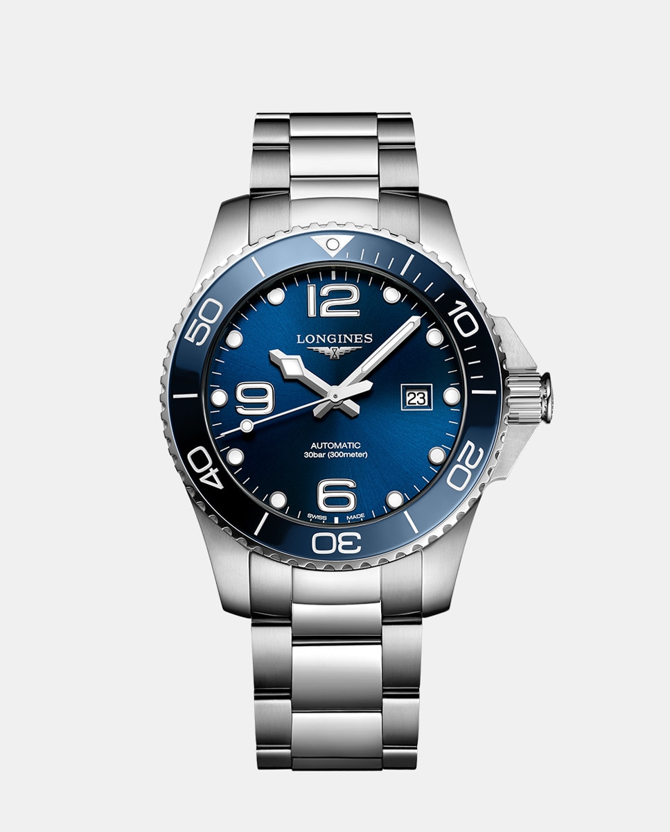 Relógio Hydro Conquest L37824966 Automático de Aço Prata-1