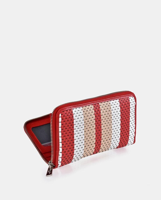 Cartera grande de mujer Pierre Cardin en mezcla de piel tricolor con  cremallera · Pierre Cardin · El Corte Inglés