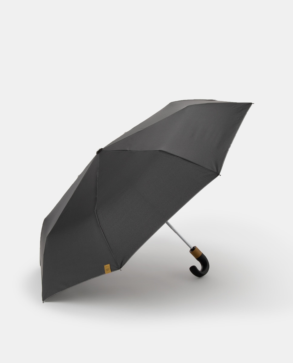 Guarda-chuva mini automático preto Preto-1