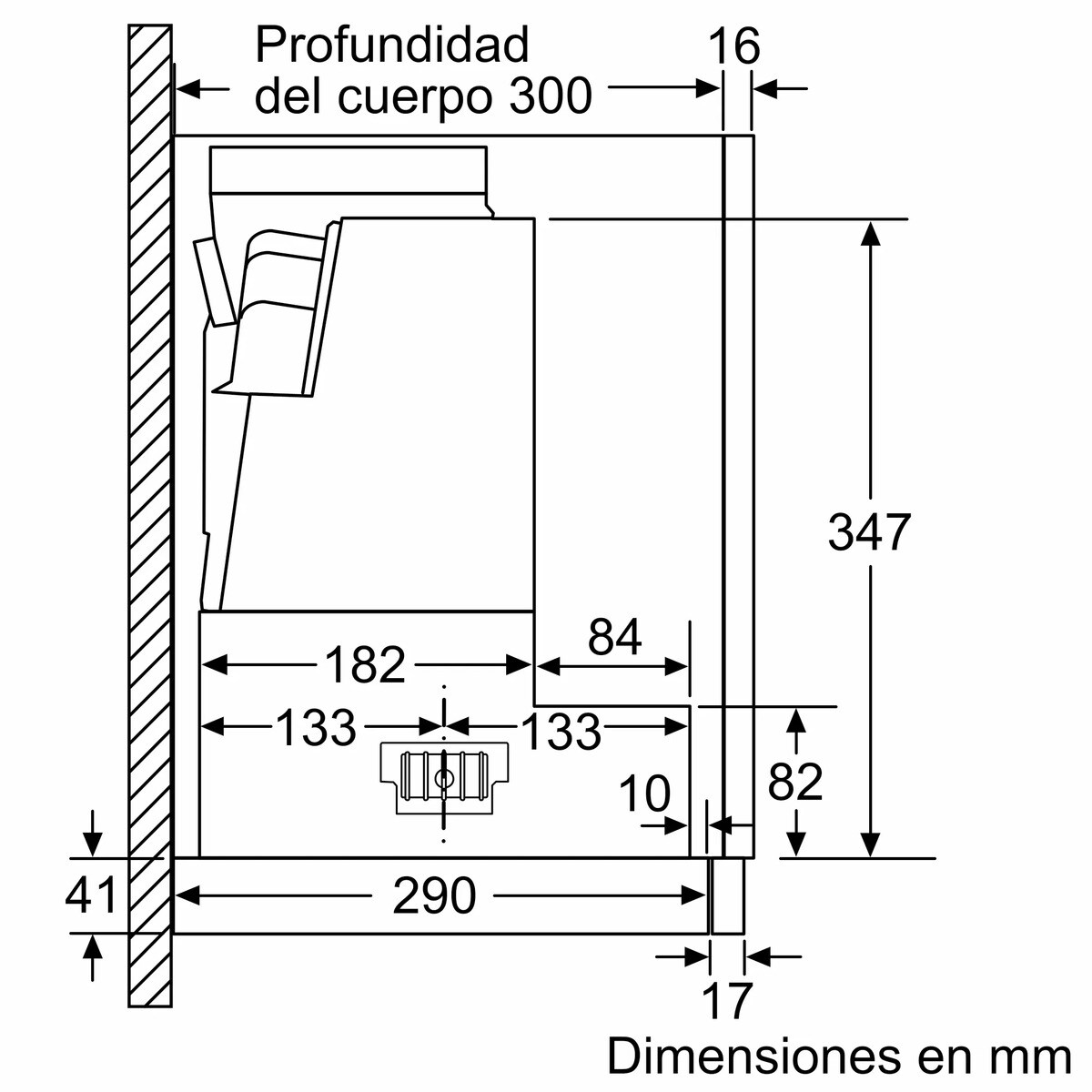 Campana telescópica Bosch 4 velocidades - DFS067A51 Plateado-6