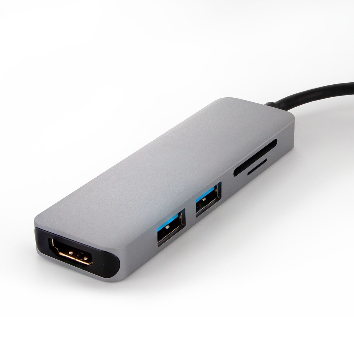 Adaptador USB-C 5 en 1 Negro-8