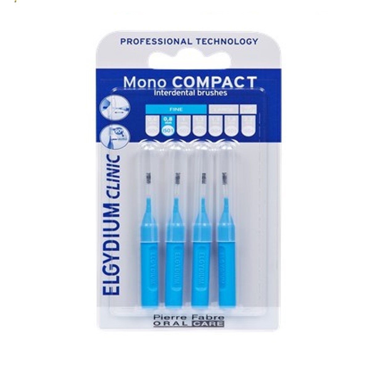 Escovilhões Mono Compact Azul - 4 un. 1