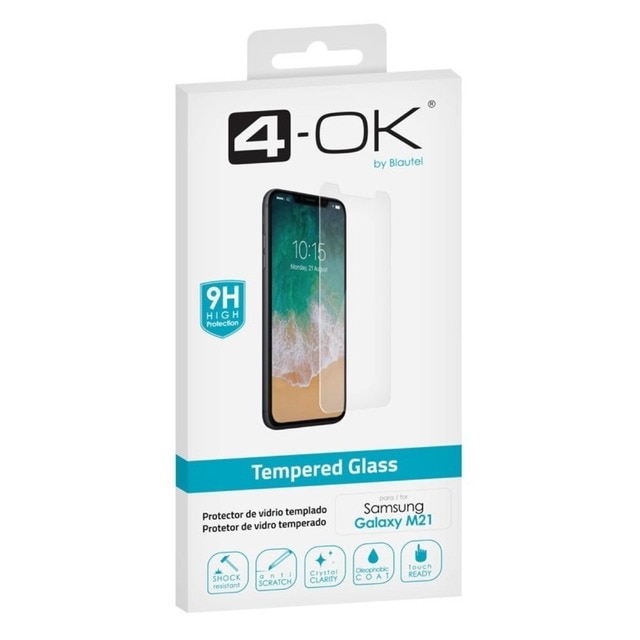 Imagem 0 de Película de Proteção de Ecrã 4-OK de Vidro Temperado para Samsung Galaxy S8