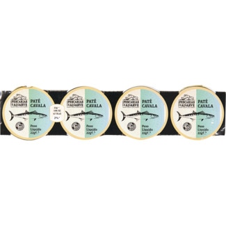 Paté de Cavala Pack 4 embalagem 88 g - Pescarias Do Algarve
