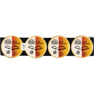 Paté de Mexilhão Pack 4 embalagem 88 g - Pescarias Do Algarve