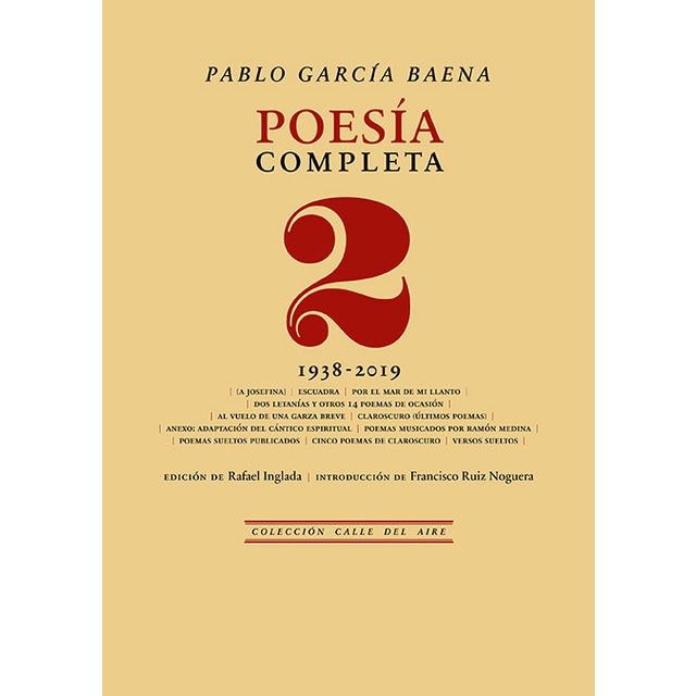 Imagem 0 de Poesía completa, 2: 1938-2019(Tapa blanda)