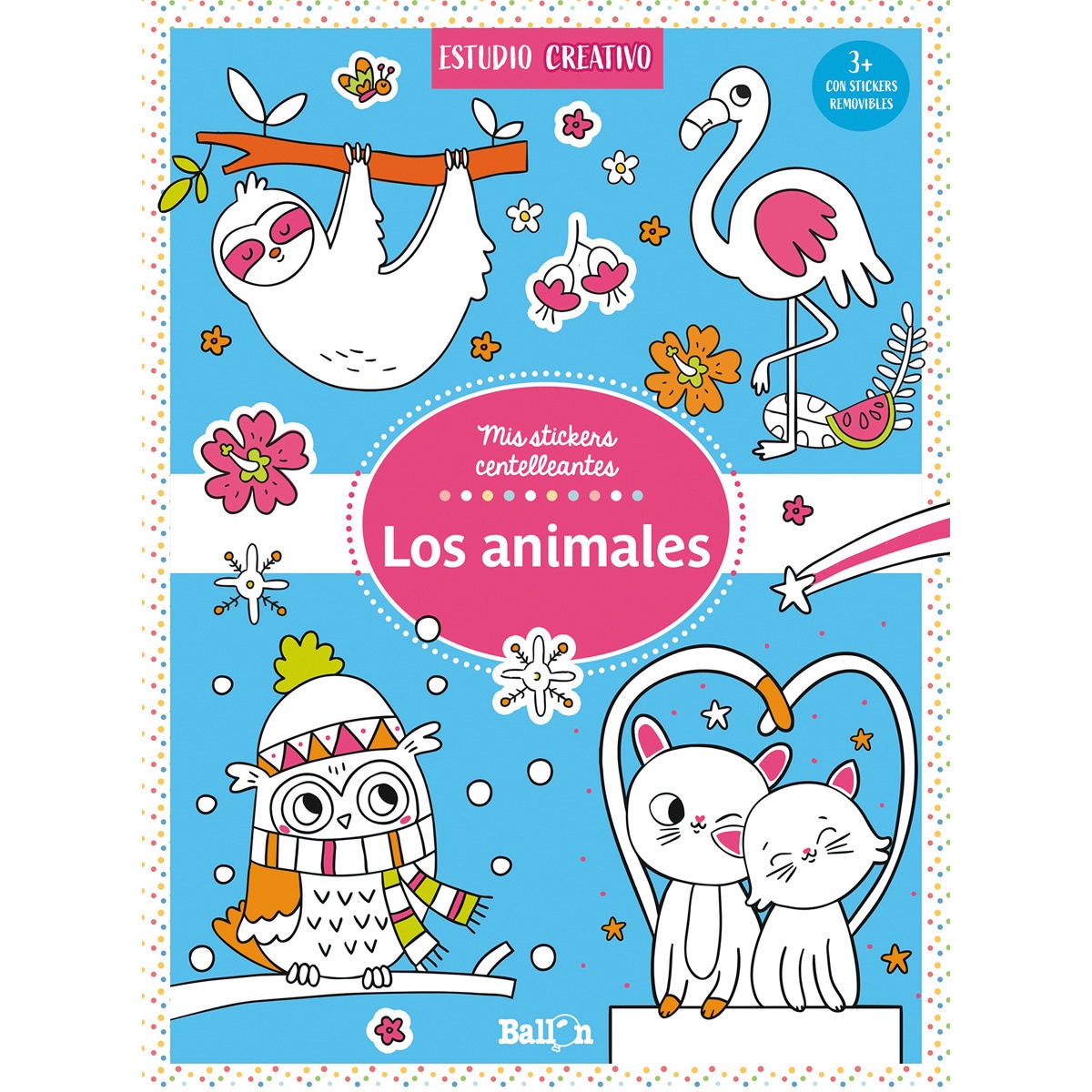 LOS ANIMALES - STICKERS CENTELLEANTES (Capa mole) 1