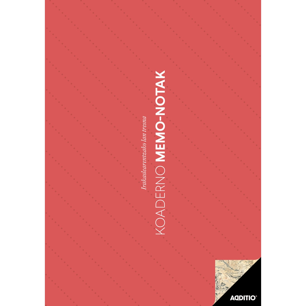Caderno Memo-Notas Vermelho Euskera 1