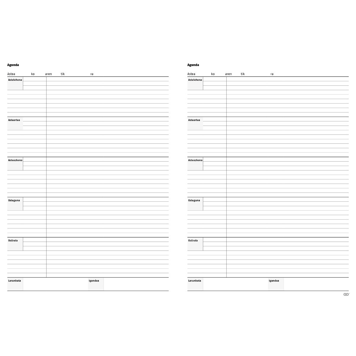 Caderno Triplex Verde Basco 4