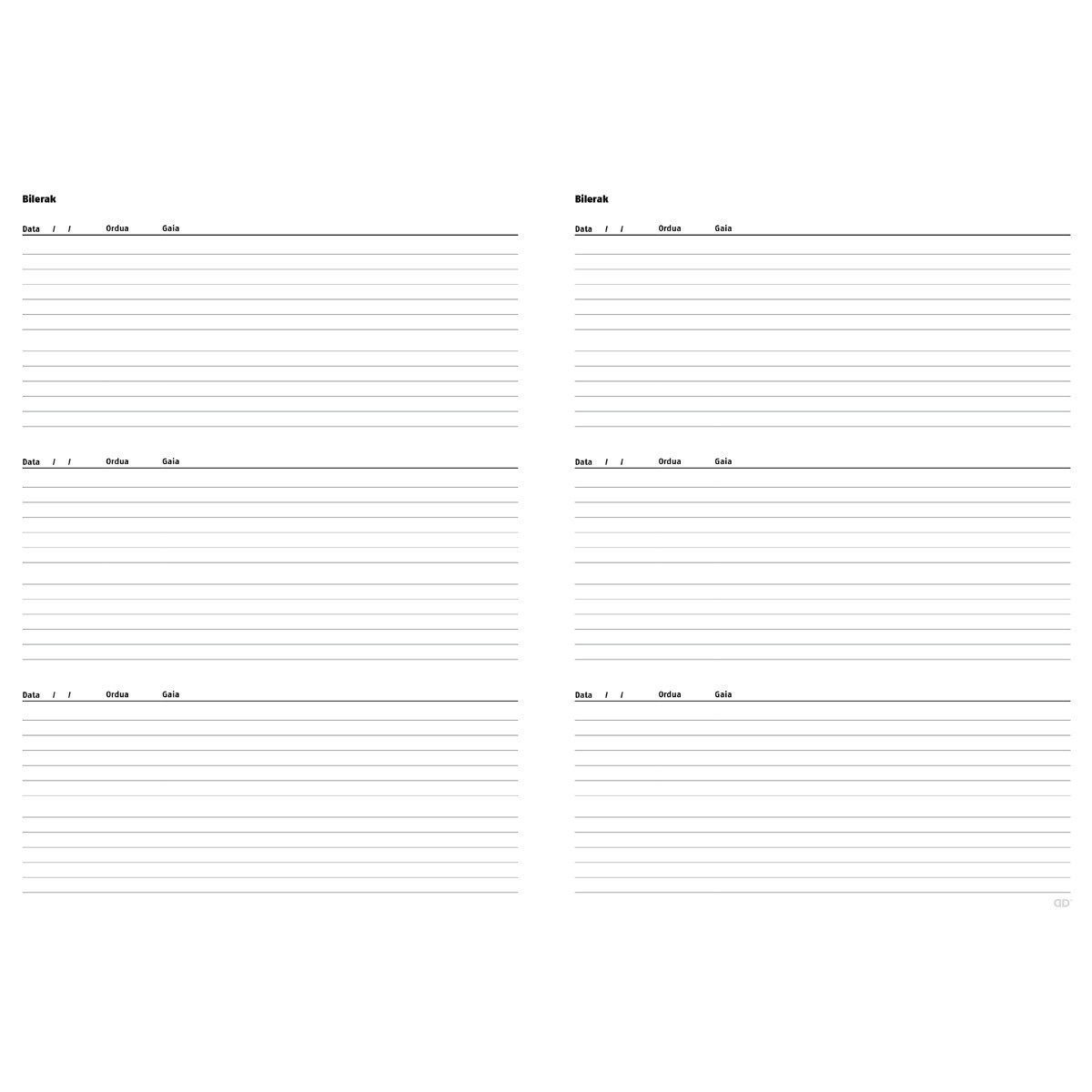 Caderno Triplex Verde Basco 6