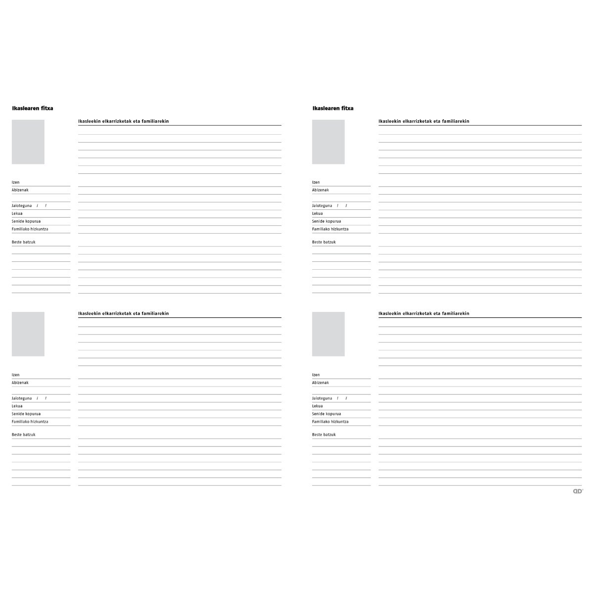 Caderno Triplex Verde Basco 5