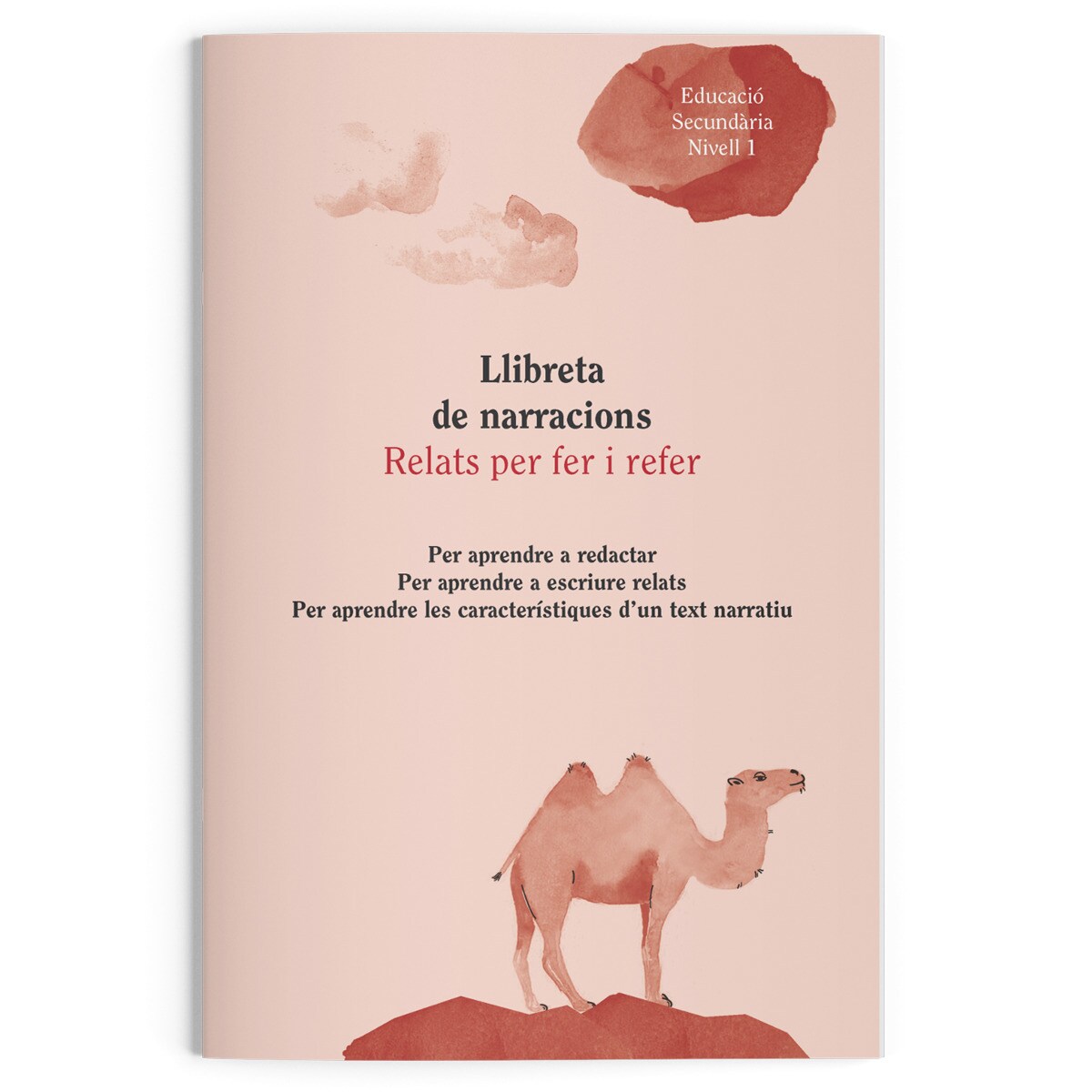 Libreta Narraciones Secundaria Nivel 1 Additio Catalán Rojo-1