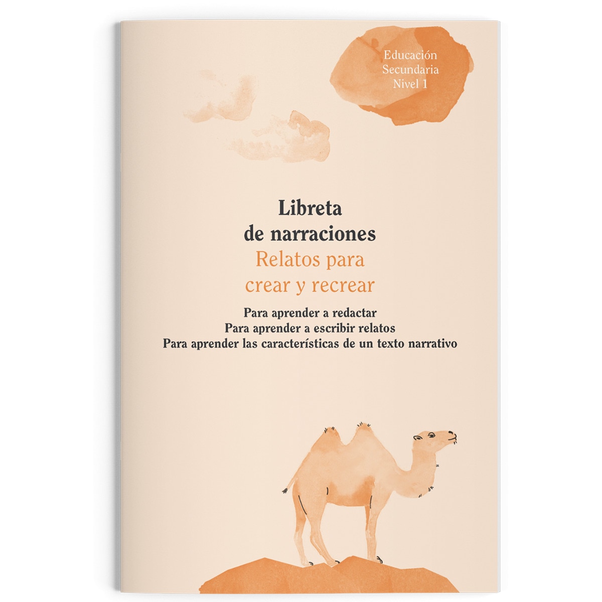Libreta Narraciones Secundaria Nivel 1 Additio Naranja-1