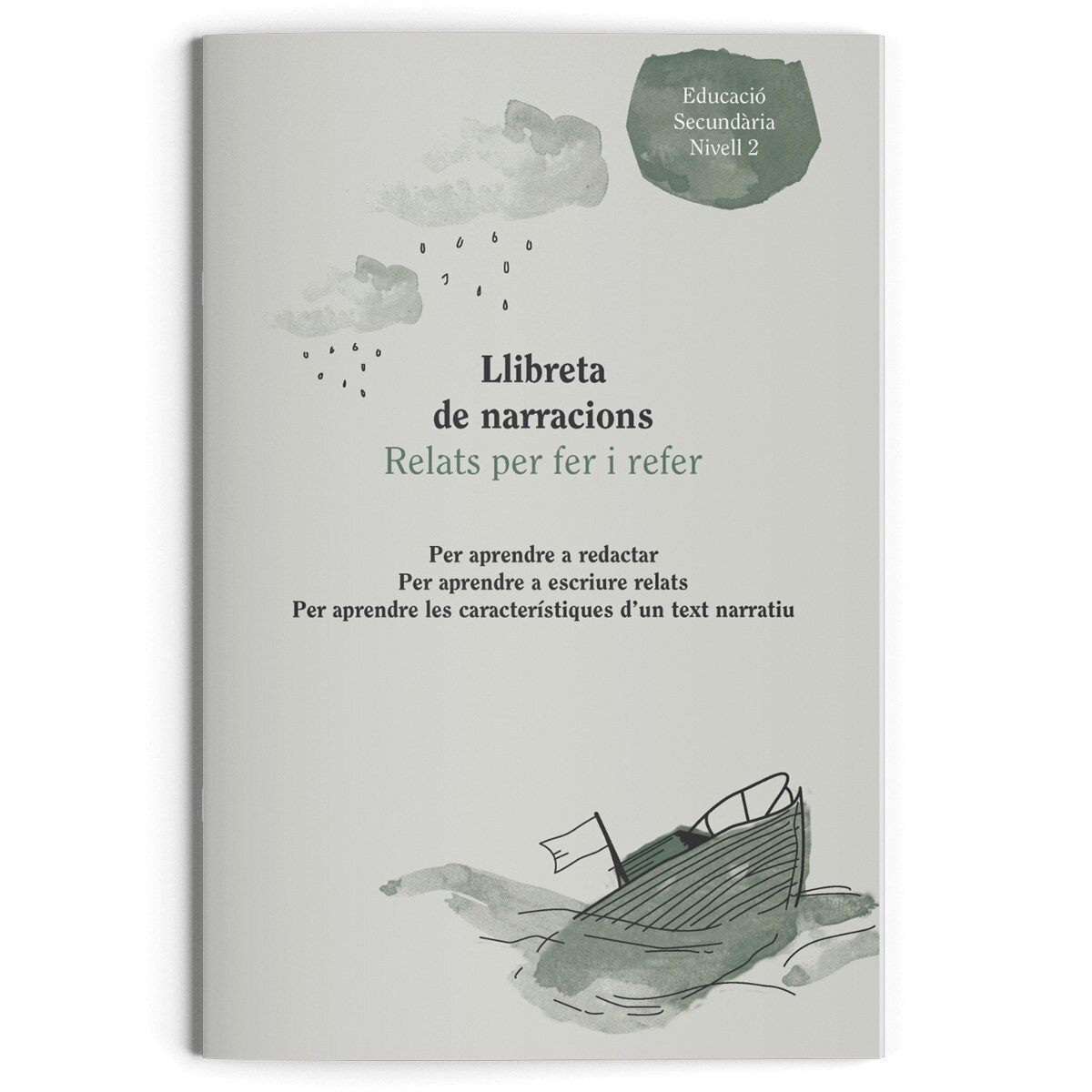Libreta Narraciones Secundaria Nivel 2 Additio Catalán Verde-1